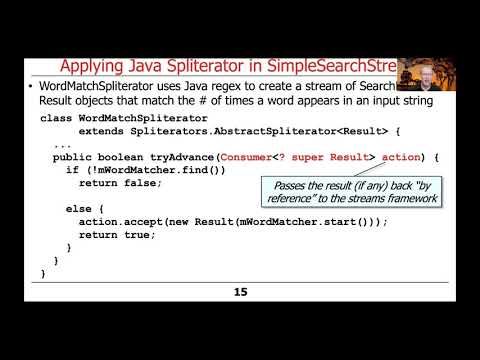 Applying Java Spliterators