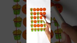 Download lagu French fries and Hungry emoji match the line puzzle game #ytshorts #trending mp3