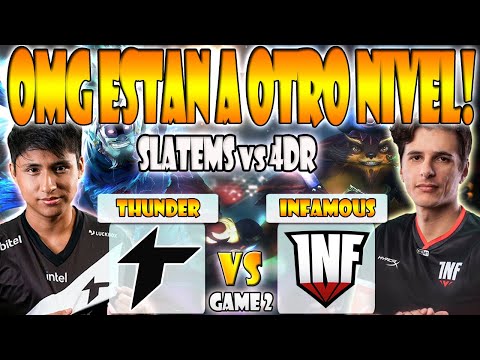 INFAMOUS VS THUNDER BO2[GAME 2]KNIGHT, SLATEMS VS 4DR, MINI - DPC SA 2023 TOUR 3:DIVISION 1- DOTA 2