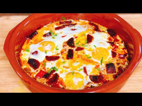 HUEVOS A LA FLAMENCA o HUEVOS AL PLATO @UnaChefenlaCocina