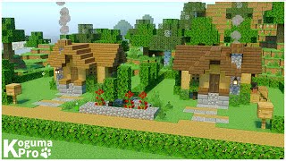 【マインクラフト】簡単に作れる！7×7の小さな家の作り方【Minecraft/マイクラ建築講座】