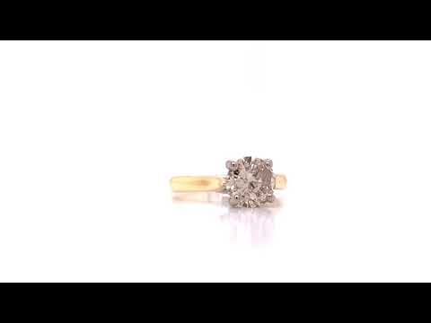 18ct Diamond Solitaire Ring TDW 1.65CT X1469