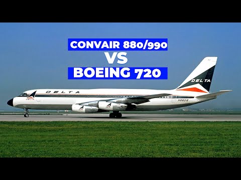 Why pilots still talk about Convair 880 vs. Boeing 720: A Forgotten Rivalry