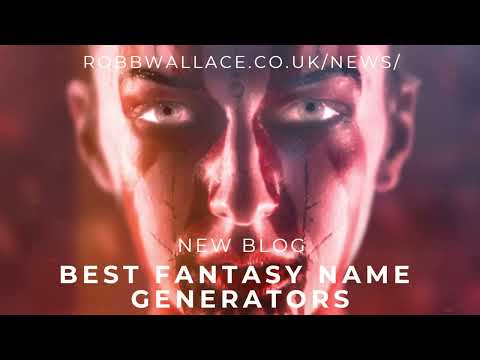 Best Fantasy Name Generator (New Blog) #fantasyauthor #fantasybooks