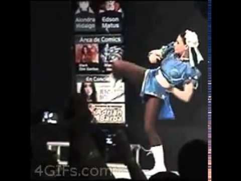 whatsapp funny amazing videos  Chun Li lightning kick IRL Latest Whatsapp funny videos 2015