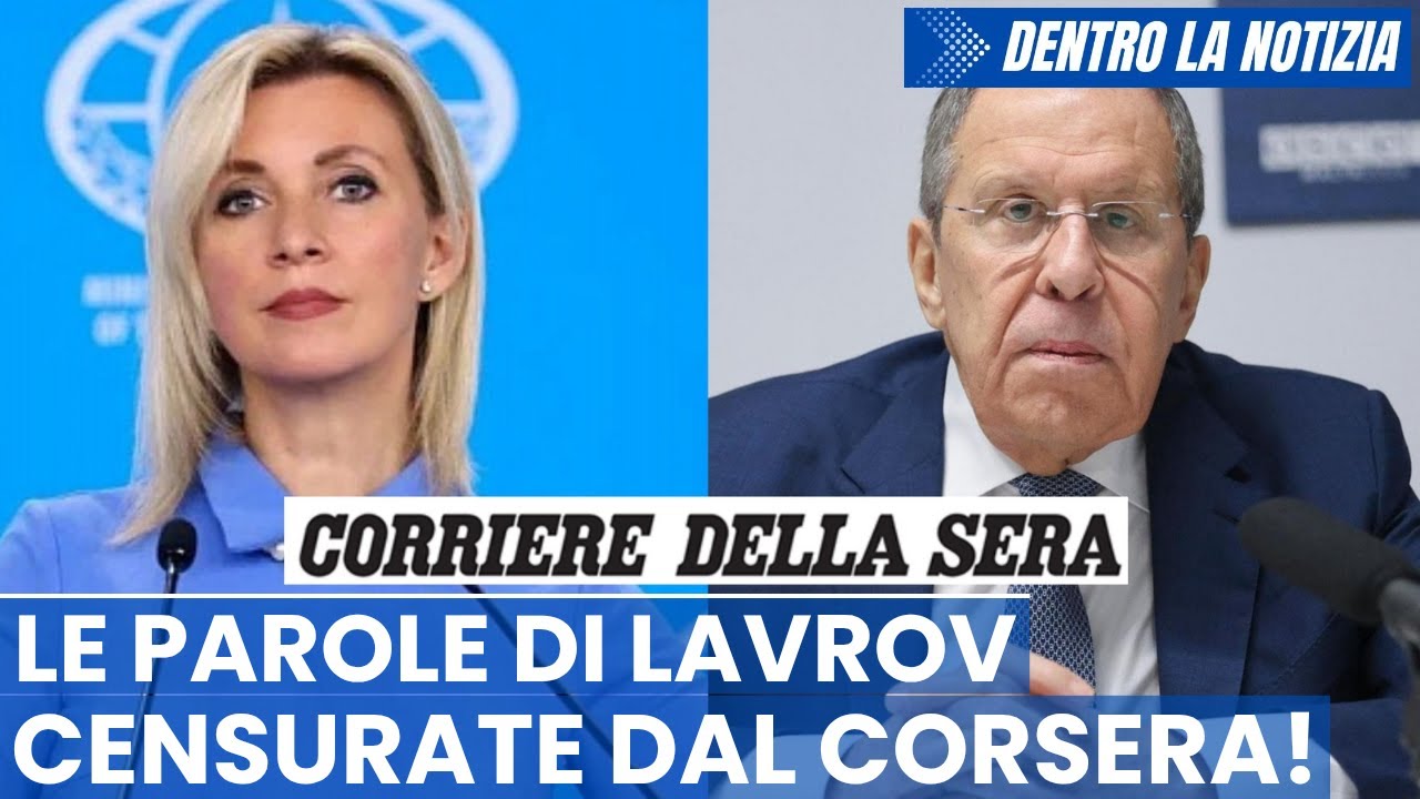 DURO ATTACCO della Portavoce del ministero degli esteri russo Maria Zakharova al Corriere della Sera