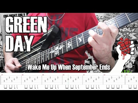 Green Day - Wake Me Up When September Ends (Guitar Cover + TABS)