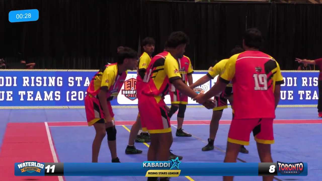 Day 2 Match Recap: Waterloo Gladiators vs Toronto Thunders | Kabaddi Rising Stars League 2025