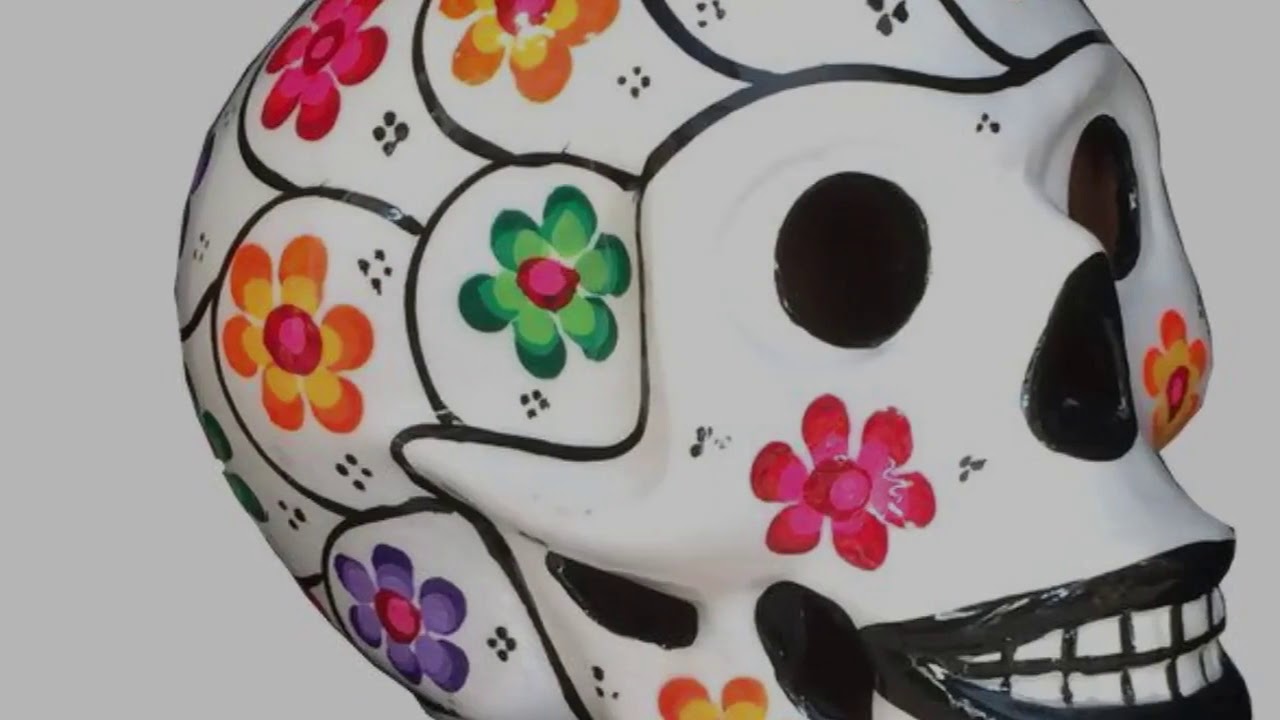 Crâne mexicain -  Tête de mort - Calavera