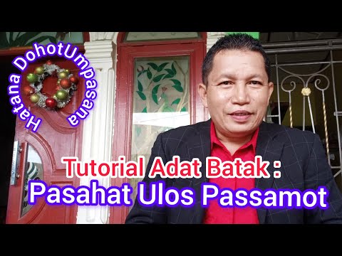 #tutorial : PASAHAT ULOS PASSAMOT || HATA-NA DOHOT UMPASA-NA.