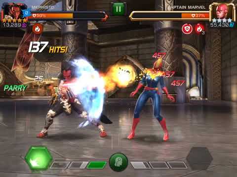 Rank 5 Mephisto infinite power gain and aura of incineration - Marvel Contest of Champions