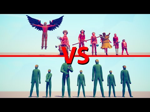 ZOMBIE Team vs FARMER Team - Totally Accurate Battle Simulator TABS