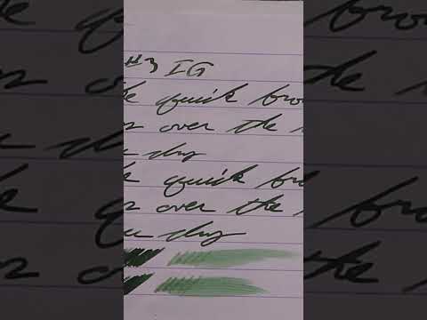 KWZ Iron Gall Green 3 Fountain Pen Ink #fountainpens #60SecondReview