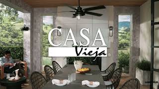 1_Watch A Video About the Casa Vieja Ridgeline Matte Black LED Outdoor Remote Ceiling Fan