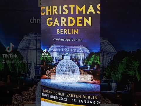 Botanischer Garten Berlin Germany Christmas Garden
