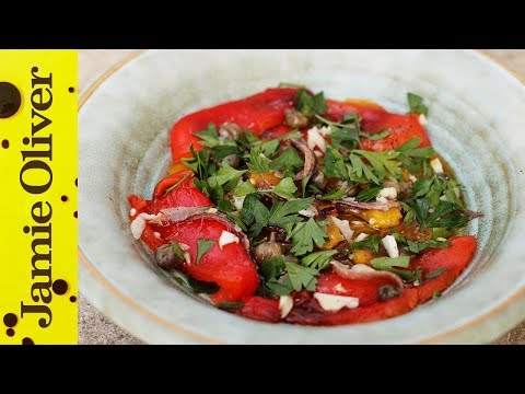 Gennaro's Easy Roasted Pepper Salad