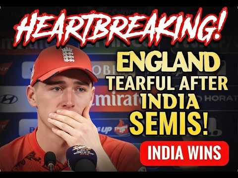 TEARFUL! England's Brooks RUES England Missed Chances in India Semis Loss! | ICC T20 World Cup 2026