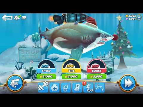 Great White Shark vs Colossal Squid (Live Contest) - Hungry Shark World