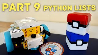 Learn Python for SPIKE Prime (LEGO 45678) Part 9: Python Lists ***For version 2 (Legacy)***