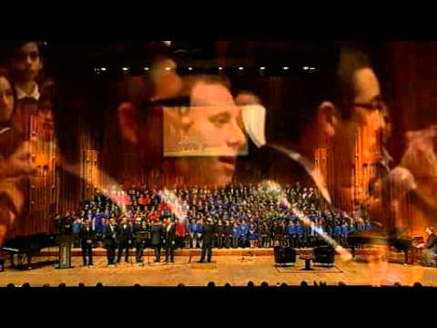 Chief Rabbi, Lord Sacks with Shabbaton Choir Singing Oseh Shalom