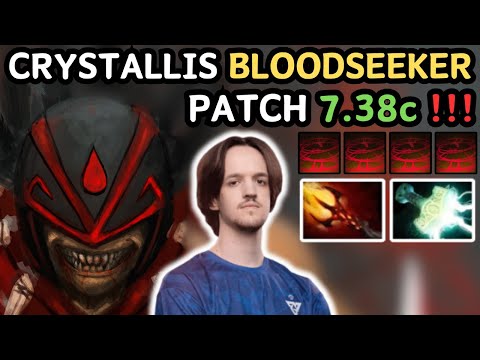 🔥 Crystallis BLOODSEEKER Hard Carry Gameplay Patch 7.38c 🔥 Crystallis Perspective - Dota 2 Pro