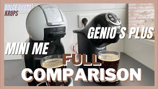 MINI ME VS GENIO S PLUS FULL COMPARISON | DOLCE GUSTO KRUPS COFFEE MACHINES