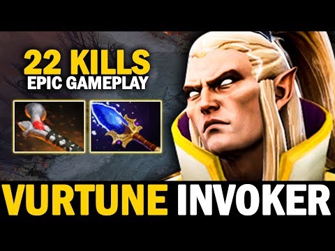 They Don't Know That They're Facing Vutune Invoker REBORN - EPIC INVOKER 22 Kills | Dota 2 Invoker