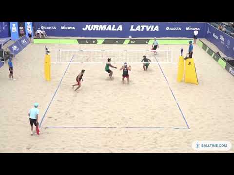 Sideout Lupo/Rossi x Noruega em Jurmala