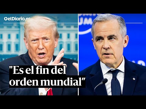 El primer ministro de Canadá planta cara a Trump en Davos