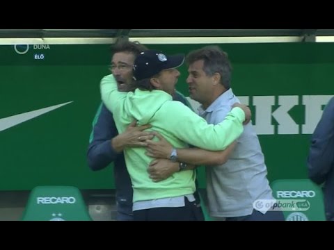 Busai Attila gólja a Ferencvárosi TC - Nyíregyháza Spartacus FC mérkőzésen