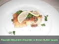 Flounder Meunière Flounder In Brown Butter Sauce Recipe How To Make