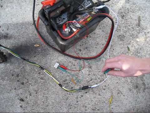 How to quickly and easily test trailer lights with a battery