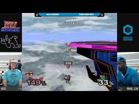 Jayhawk Arcadian 2018 SSBM - TCS | Vest (C. Falcon) Vs. Brail_L2K (Falco) - Pools