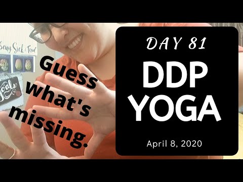 Owning it! Day 81 with DDP Yoga.