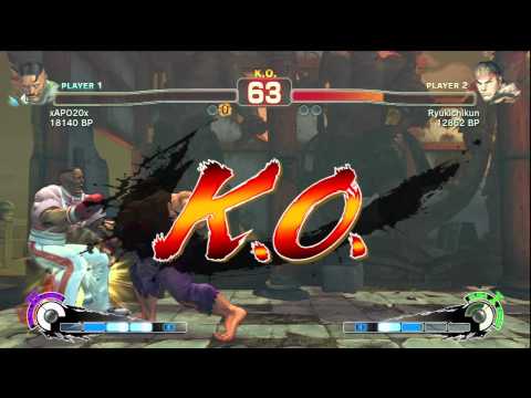 SSF4: APO (Dudley) VS Ryukichikun (Ryu)