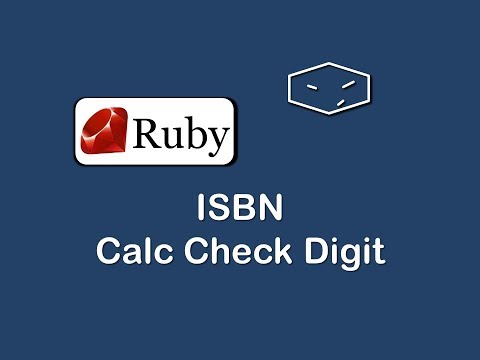 isbn calc check digit in ruby