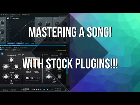 MASTERING a Song - In STUDIO ONE 5 - From Start to Finish - With Stock Plugins!!!
