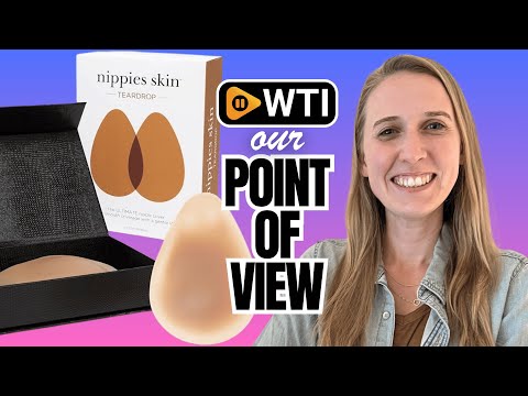Nippies Teardrop Nipple Covers for Women - Sticky Silicone Pasties with Gentle Lift - WTI product video review