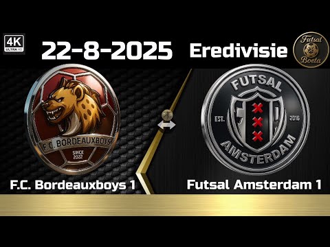 Pre Season: FC Bordeauxboys 1 -  Futsal Amsterdam 1    (22-8-2025)