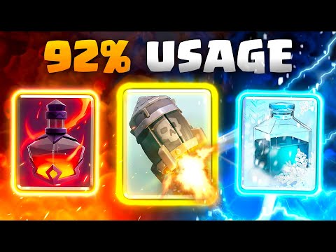 The Most Broken State of Every Spell in Clash Royale