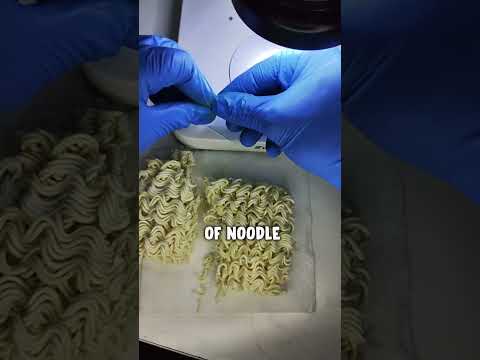 How Noodles Look like under Microscope!!😨