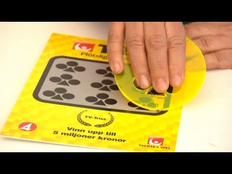 Birgitta skrapar Triss - Nyhetsmorgon (TV4)