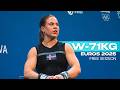 W 71kg European Weightlifting Championships 2025 Full Session