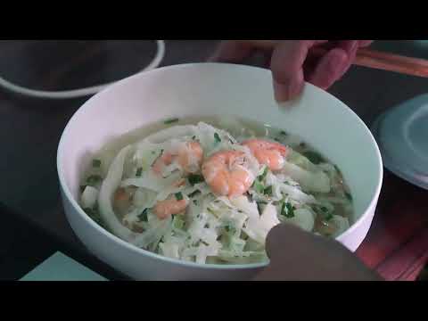 CANH RAU BẮP CẢI NẤU VỚI TÔM TƯƠI ăn ngon và mát // Hà Nguyễn Thị Thanh.