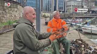 Zonguldaklı Balıkçıların Ağına Yaklaşık 1 Ton Çöp Takıldı