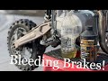 How to bleed your brake system on dirt bike