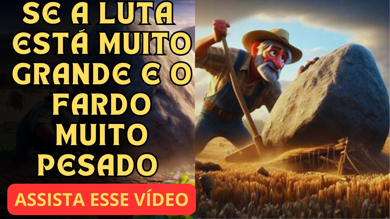QUANDO A LUTA FOR MUITO GRANDE E VOCÊ NÃO AGUENTAR MAIS ESSA REFLEXÃO IRÁ TE AJUDAR!