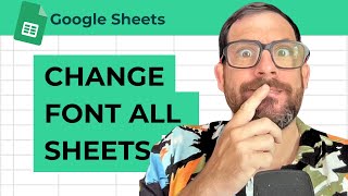 Change Font on Every Sheet Tab