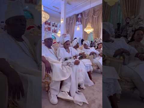 CHIEF RAZAK & SHADE OKOYA WITH  MRS IBIRONKE SANWO OLU AT THE OLAMIDE & IMRAN NIKKAI CEREMONY