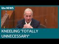 Kneeling On George Floyd Totally Unnecessary Top Officer Tells Chauvin Murder Trial ITV News